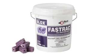 Pail of FASTRAC with bait