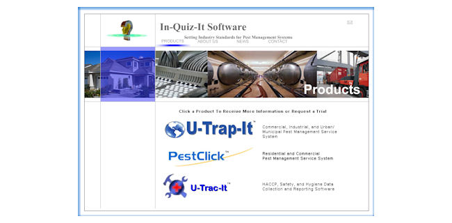screenshot: in-quiz-it software