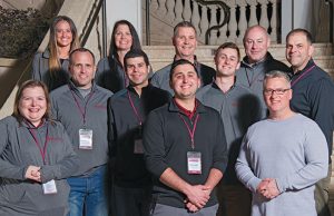 The PMP team had Summit help from several members of parent company North Coast Media. Photo: Lou Ferraro