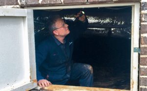 Tesh started his crawlspace product distribution company because no one else was offering what he needed.Photo: Courtesy of Billy Tesh