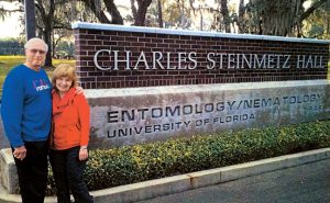 Steinmetz and wife Margery believe in giving back to the community. Photo: Courtesy of Chuck Steinmetz