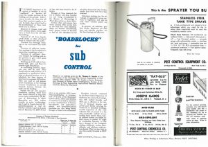 February 1951 PMP vintage termiticide reports
