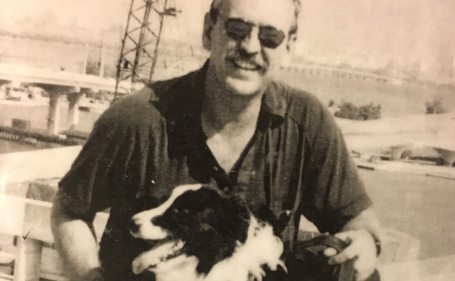 Latimer and his collie