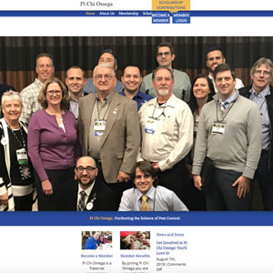 Home page IMAGE: PI CHI OMEGA