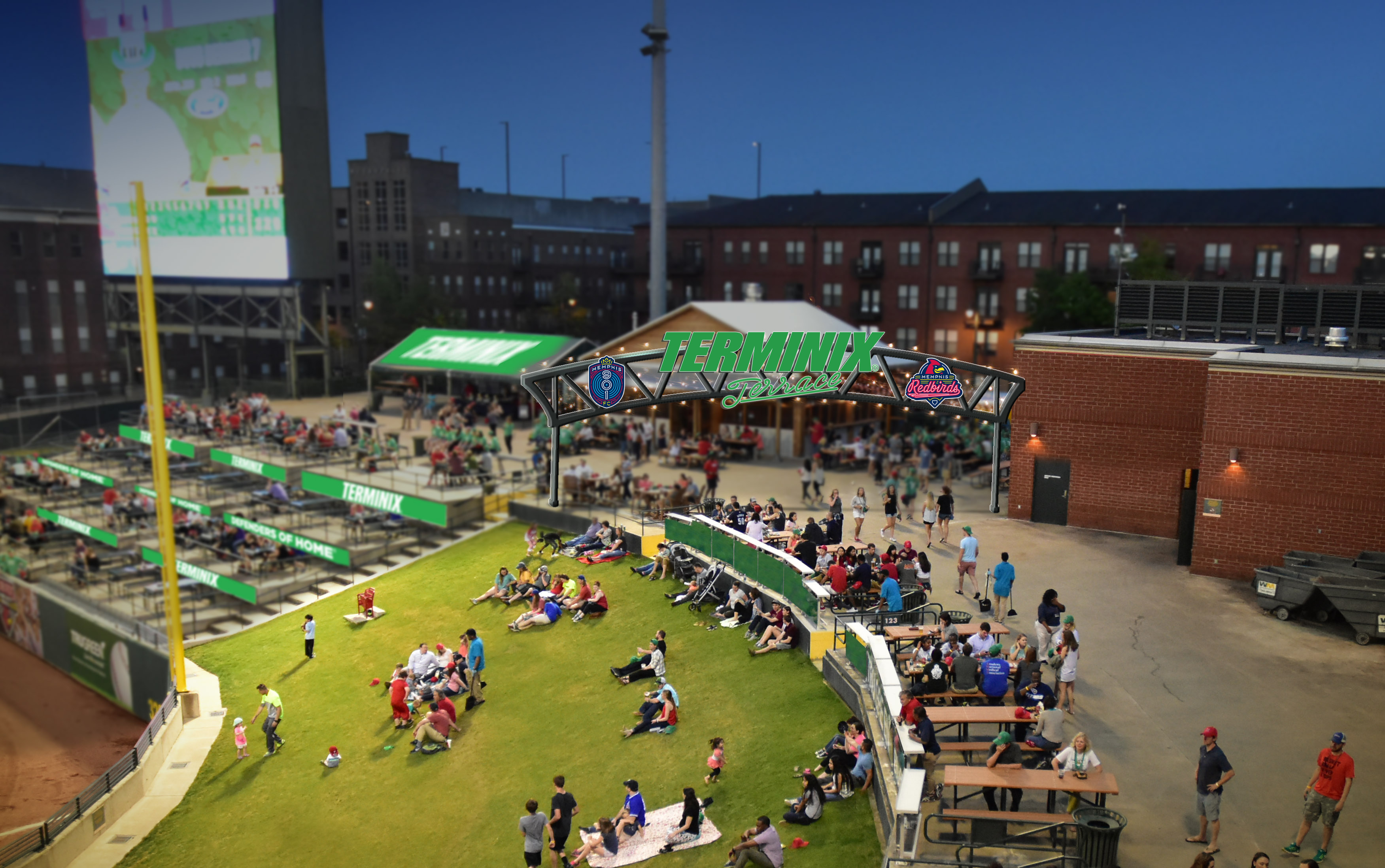 Terminix Terrace at AutoZone Park. PHOTO: TERMINIX