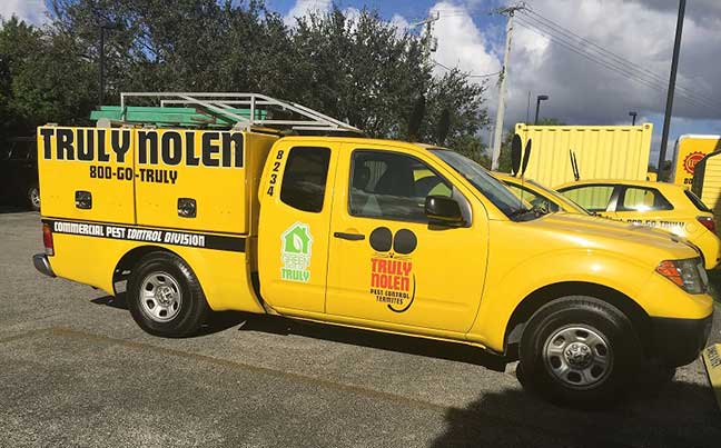 Truly Nolen pest control truck