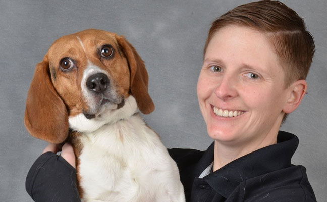 Lindsay Allard of Wil-Kil Pest Control, handler of Jack, the canine pictured. PHOTO: WIL-KIL PEST CONTROL