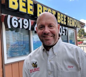Jeff Lutz, owner of Bee Best Bee Removal