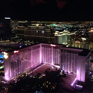 Las Vegas, as seen from a High Roller cabin 550 feet in the air. PHOTO: DIANE SOFRANEC
