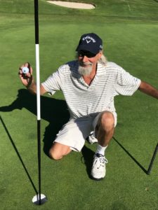 Rob Van Orsdol of Premium Termite and Pest Control wins the $10,000 cash prize for his hole-in-one. PHOTO: AGRI-TURF DISTRIBUTORS