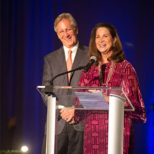 Bobby and Jan Jenkins giving acceptance remarks. PHOTO: SANDY CARSON