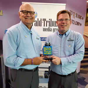 Steve Gerdnic and Donald Hamilton. PHOTO: HOMETEAM