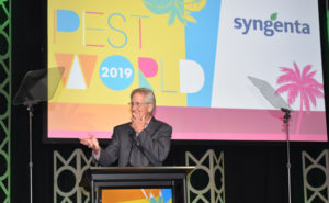 Bobby Jenkins, ABC Home & Commercial Services, was taken by surprise when he was awarded the 2019 Pinnacle Award. PHOTO: DANIELLE PESTA