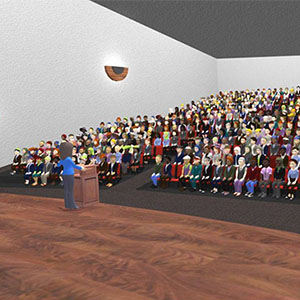 Registrants of the SenSci University training attend sessions in virtual auditoriums. IMAGE: BEDBUG CENTRAL