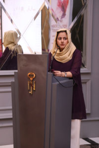 Faiza Tariq, Urban Pest Management Pakistan, addresses the agenda of the PPWIPM Interest Call. PHOTO: MUHAMMAD AHMAD