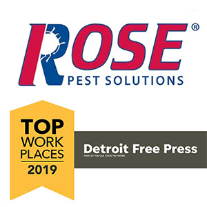 LOGO: ROSE PEST SOLUTIONS; TOP WORKPLACES 2019, DETROIT FREE PRESS