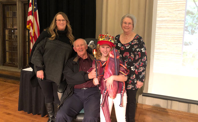 Gary and his girls: Daughter Nikki, granddaughter Allison and wife Milta. PHOTO: HEATHER GOOCH
