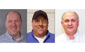 Terry Witter, Jeff Daane and Norm Shonkwiler all earned their ACE designation. PHOTOS: WIL-KIL PEST CONTROL
