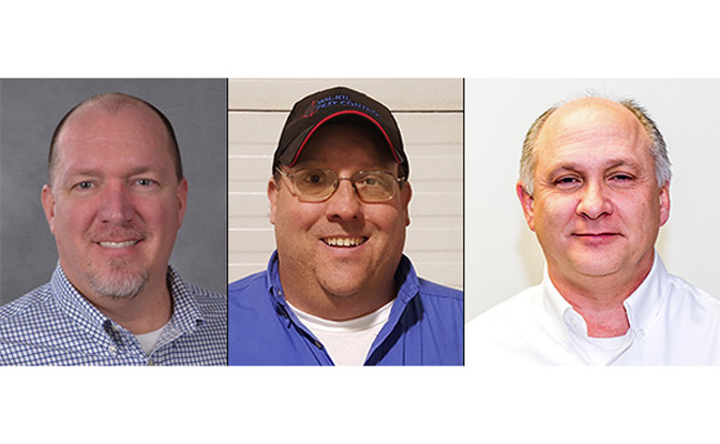 Terry Witter, Jeff Daane and Norm Shonkwiler all earned their ACE designation. PHOTOS: WIL-KIL PEST CONTROL