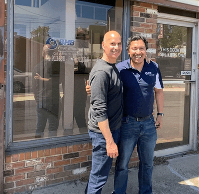 BHB Pest Elimination Owner Michael Broder and VP Andy Nieves. PHOTO: BHB PEST ELIMINATION