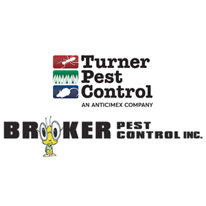 LOGO: TURNER PEST CONTROL AND BROOKER PEST CONTROL