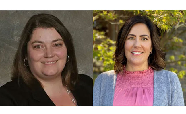 From left: Maila Goes and Becca Presley