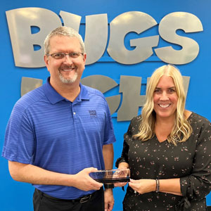 From left: Greg Bausch and Cindy Ziemke
