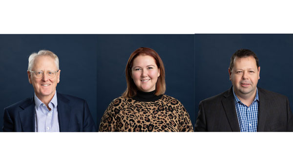 Brett Mackillop, Sara Cromwell and Mike Heimbach