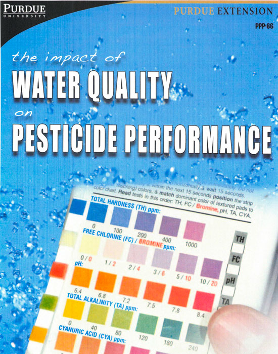 The Impact of Water Quality on Pesticide Performance