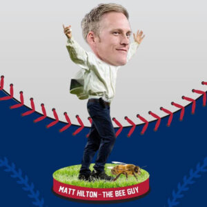 This is a rendering of the Matt Hilton Bobblehead, slated to ship in November. IMAGE: NATIONAL BOBBLEHEAD HALL OF FAME AND MUSEUM