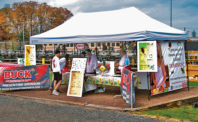 (Photo: Buck Motorsports Park & Entertainment Complex; Dominion Pest Control)