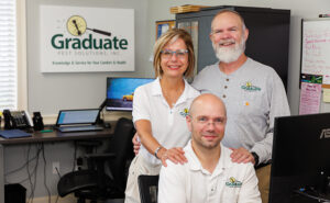 Glenn Olesuk is officially retired, but helps Brenda and Paul out in the office now and then. (PHOTO: CHRIS MARION PHOTOGRAPHY)
