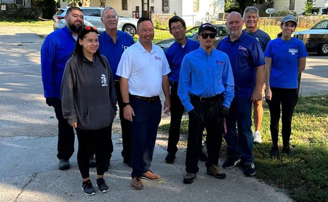 Patton Termite & Pest Control partnered with WAAL (Wichita Animal Action League) to provide flea treatments to 25 families in an underprivileged community in Wichita, Kan. (PHOTO COURTESY OF PATTON TERMITE & PEST CONTROL)