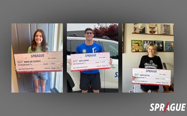 From left to right: Maddie Van Steenwyk, Jaden Jennings and Londyn Nettles. (Makeilee Johnson not pictured) PHOTO: SPRAGUE PEST SOLUTIONS