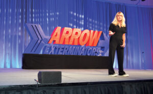 The guest speaker on both days was Kim Bearden, an author, educator, and co-founder and executive director of the Ron Clark Academy, a non-profit middle school in Atlanta, Ga. Her energetic and inspiring presentation focused on the six principles of effective communication from her book, Talk to Me. She reminded attendees that their words matter when they speak with one another, asking “When someone interacts with you, do they feel better than they did before they saw you?” (Photo: Diane Sofranec)