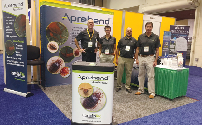 The product officially debuted Oct. 24, 2017, at PestWorld in Baltimore, Md. PHOTO: APREHEND
