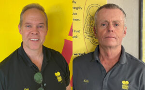 (left to right) Jimmy Goff, Kirk Weldy