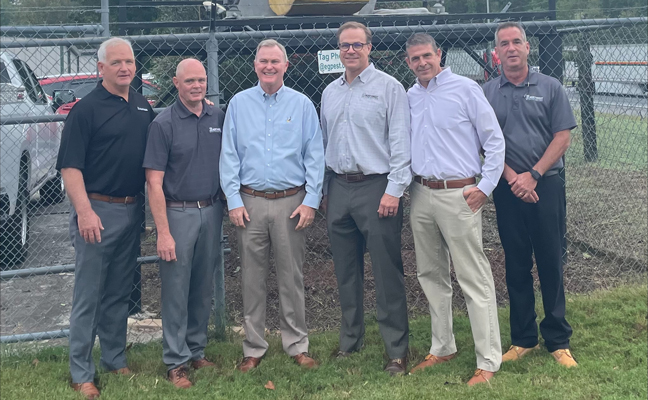 From Left to Right: Jimmy Cook, VP of pest services; Scott Eubanks, VP of industry relations; Lee Tubbs, Enviroguard owner; Jeff Dunn, co-president; Blake Harston, regional manager; Peter Schmidt, VP of specialty services. (Photo courtesy of Northwest Exterminating)