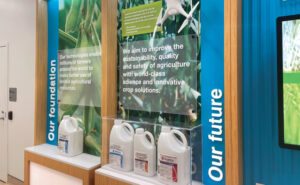 Information stations like this one are incorporated all around the new headquarters facilities. (Photo: PMP Staff)