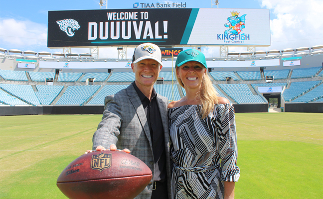 Brian and Kristin Lunsford. PHOTO COURTESY OF KINGFISH PEST CONTROL