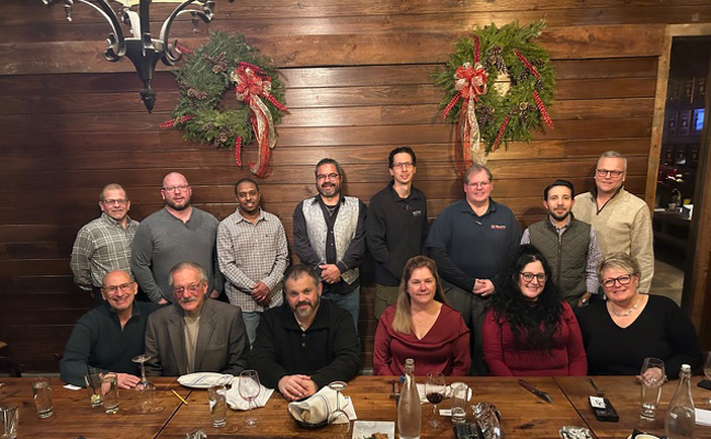 The association's annual holiday dinner and meeting, held at Mix Prime Steakhouse in Woodbury, Conn., brought together board and committee members to celebrate the occasion. PHOTO: CPCA