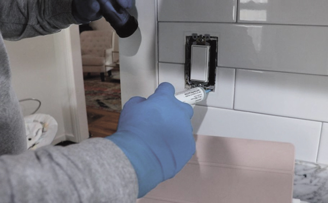 Are you removing switchplates for inspection and possible treatment? You should be. PHOTO: THE PEST POSSE