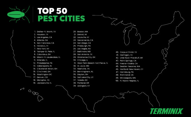 GRAPHIC COURTESY OF TERMINIX