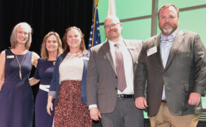 The GPCA's executive team. From left: Ashley Marratt, president; Glenda Lehmberg, executive director; Alyson Gilleland, secretary/treasurer; Adam Vannest, vice-president; and Greg Holley, chairman. PHOTO COURTESY OF GPCA