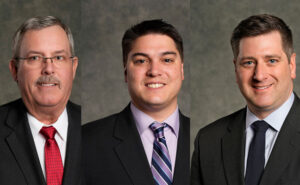 From left: Bill Welsh, Case Ives and Jeff Ives