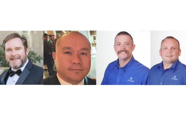 Left to right: Jason Conrad, Steven Dueker, Greg Noe and John Hichak.