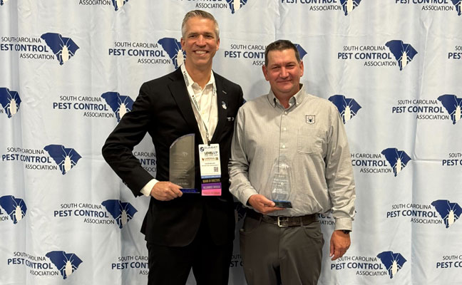 Caleb Walker and Wade Godfrey PHOTO COURTESY OF WALKER PEST MANAGEMENT