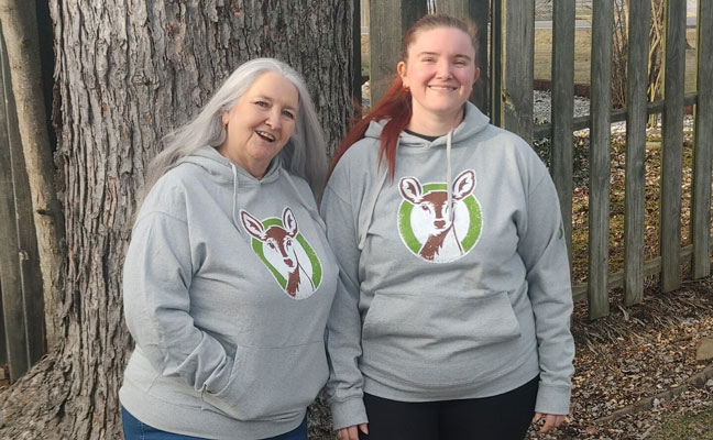 Jeri Lucco and Sarah Lucco. PHOTO COURTESY OF OHDEER