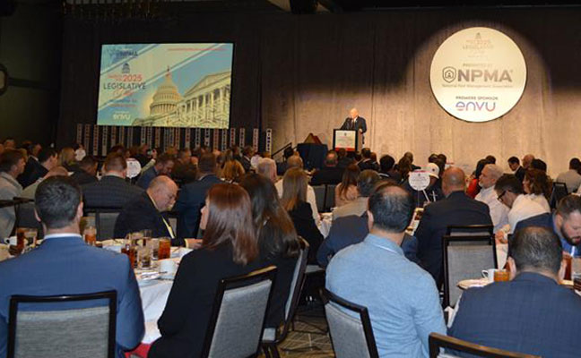Attendees enjoyed lunch in the ballroom before the keynote debate kicked off. PHOTO: PMP STAFF