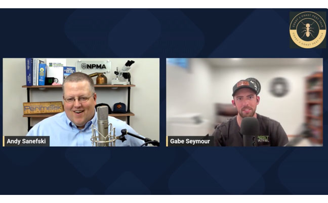 Hosts Andy Sanefski and Gabe Seymour (from left to right) offer audio-only and video formats. SCREENSHOT: PMP STAFF